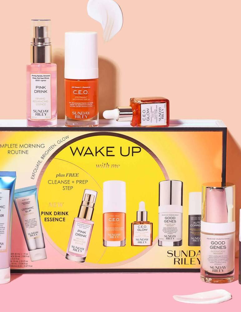 Sunday Riley Wake Up With Me Kit Completo Di Routine Mattutina