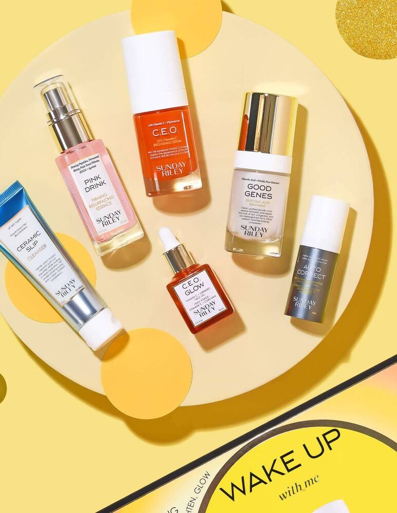 Sunday Riley Wake Up With Me Kit Completo Di Routine Mattutina