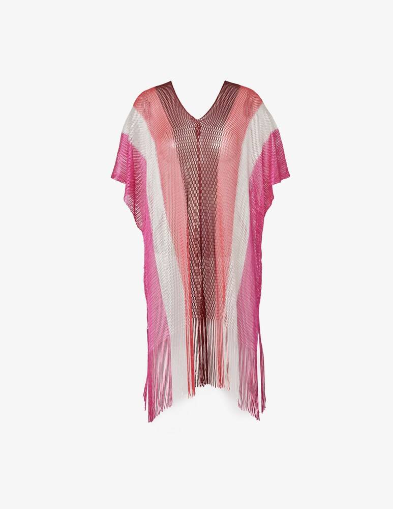 Sundek Abito copricostume caftano con scollo a V toile de jouy
