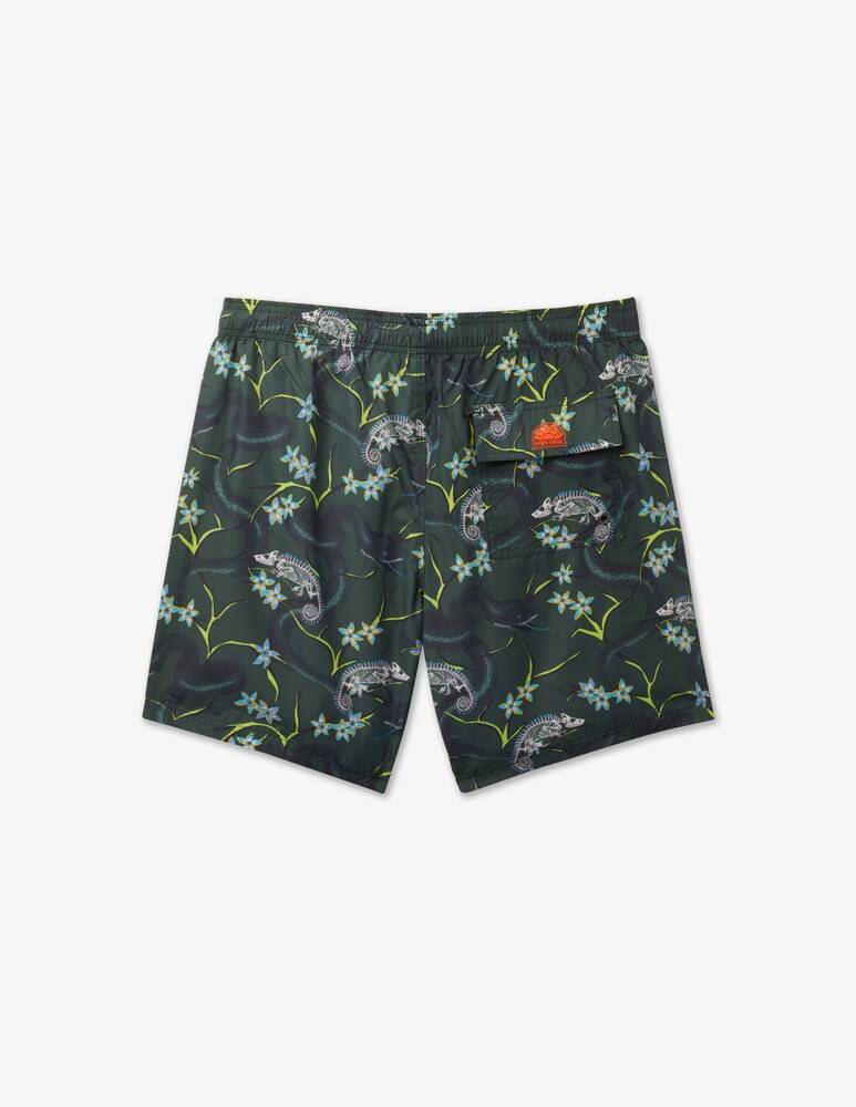 Sundek Costume Lungo Stampe Hidden Snake
