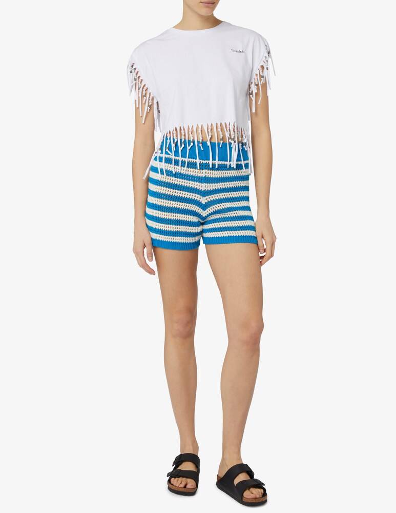Sundek T-shirt Con Frange
