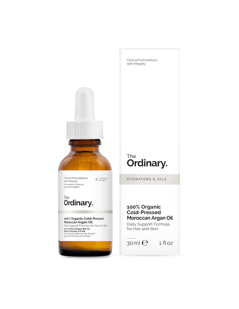 The Ordinary 100% Organic Cold Pressed Moroccan Argan Oil olio idratante