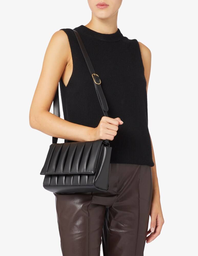 THEMOIRè Borsa A Tracolla Con Patta Plisse Feronia