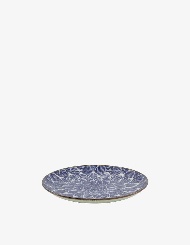 TOKYO design studio Ohuke Dahlia Piatto Rotondo - Blu