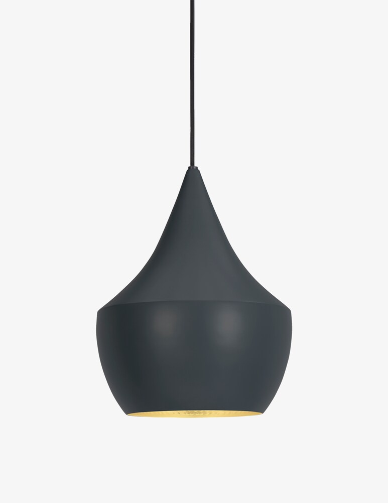 Tom Dixon Beat Fat Led Black Lampada A Sospensione Set 2 Pz - Nero