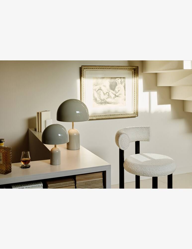 Tom Dixon Bell Taupe Led Un Lampada Da Tavolo