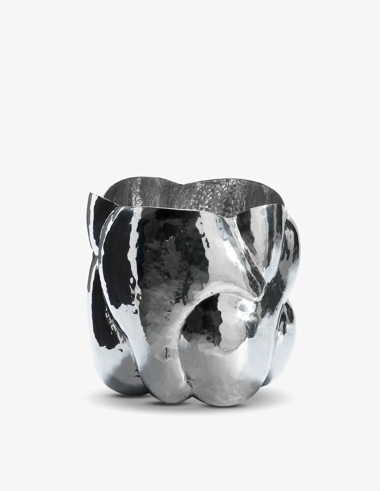 Tom Dixon Cloud Vaso Short - Argento