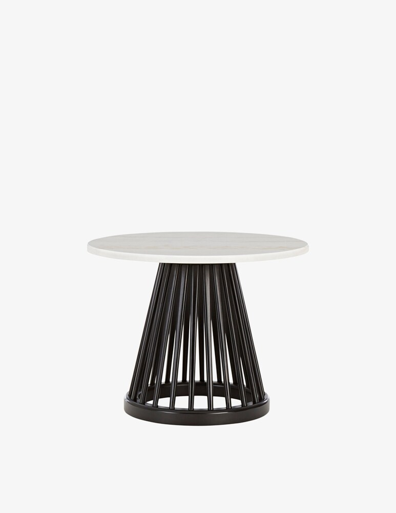 Tom Dixon Fan Black Tavolo Top Pietra 60cm