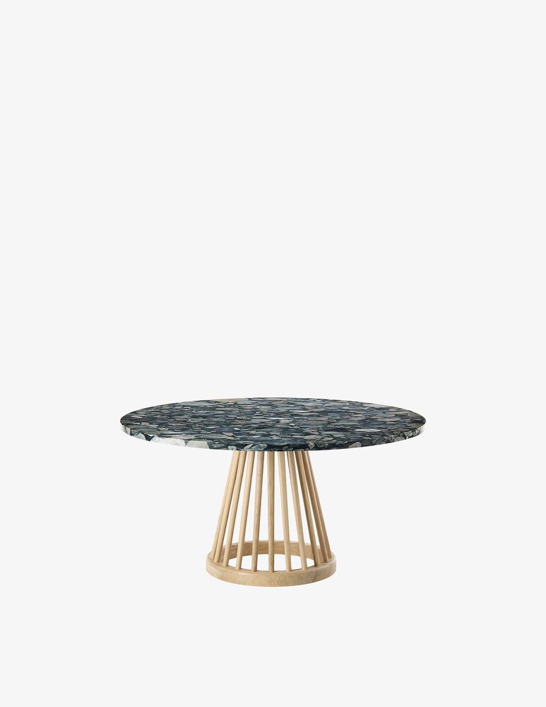 Tom Dixon Fan Natural Tavolo Top Pietra 90cm