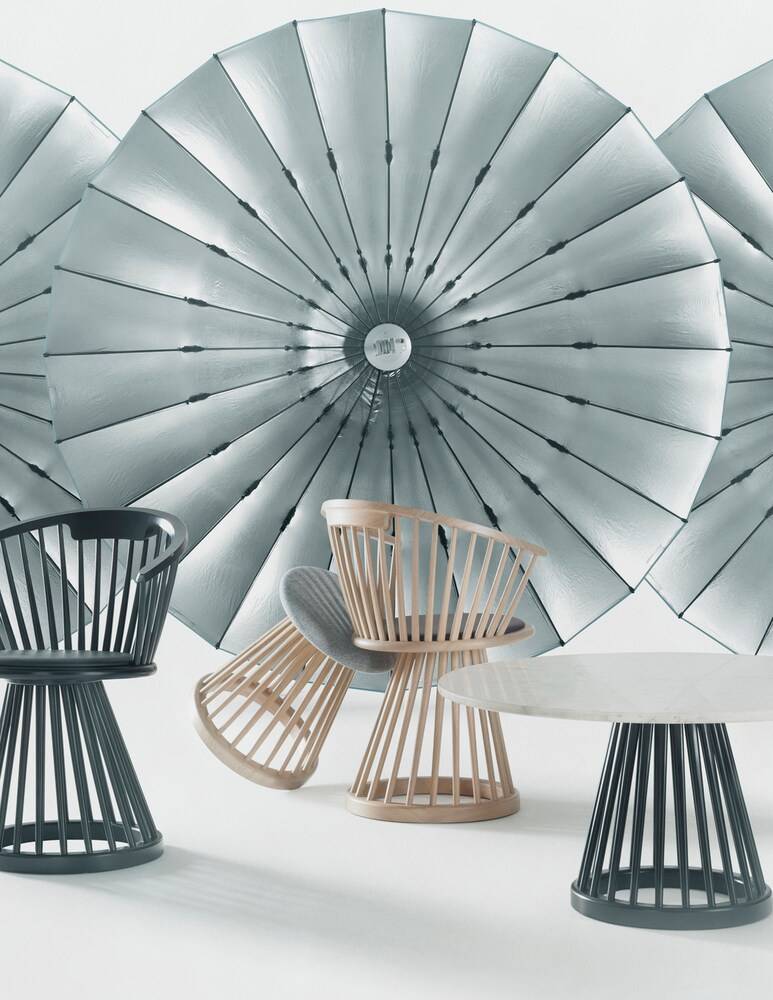 Tom Dixon Fan Sedia Per Tavolo Da Pranzo