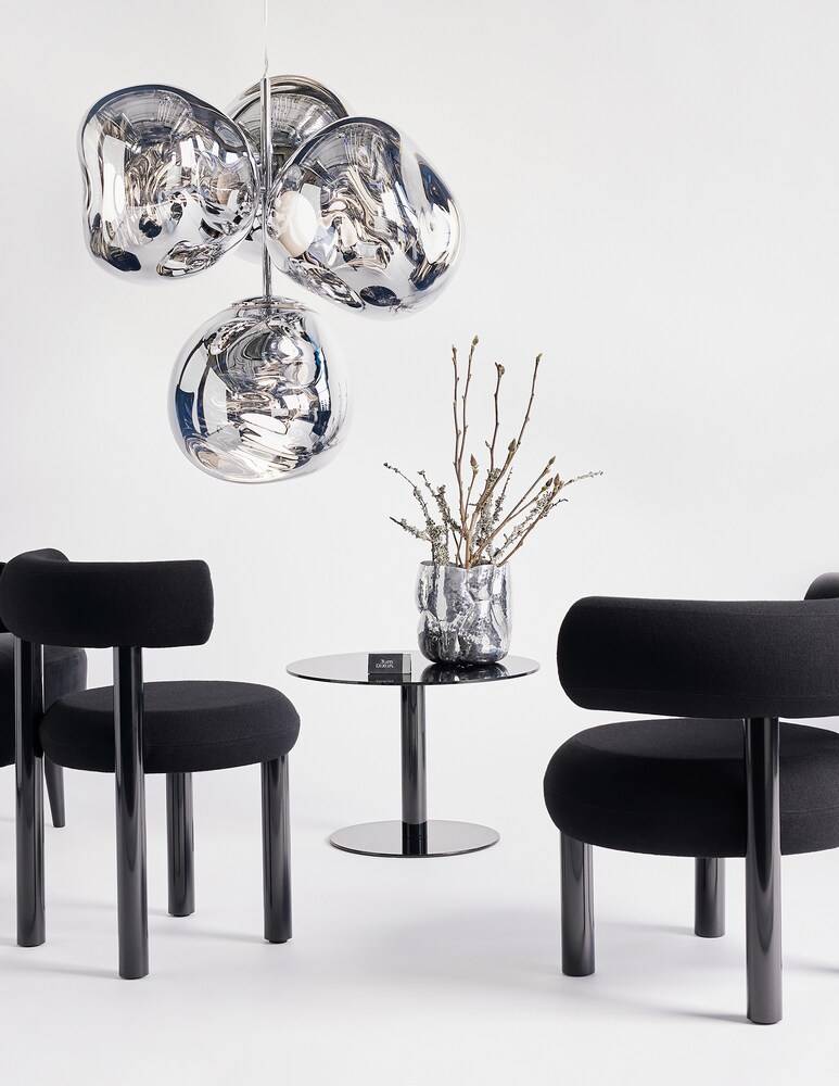 Tom Dixon Fat Sedia Da Pranzo Hallingdal 65 0190 - Nero