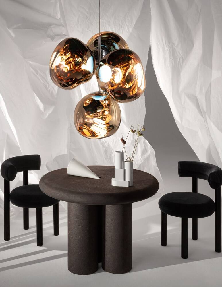 Tom Dixon Fat Sedia Da Pranzo Hallingdal 65 0190 - Nero