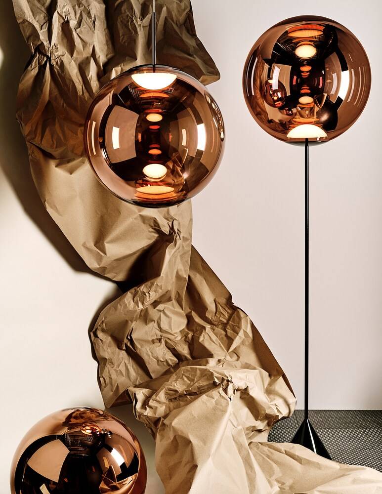 Tom Dixon Globe Cone Slim Lampada Da Terra LED CB
