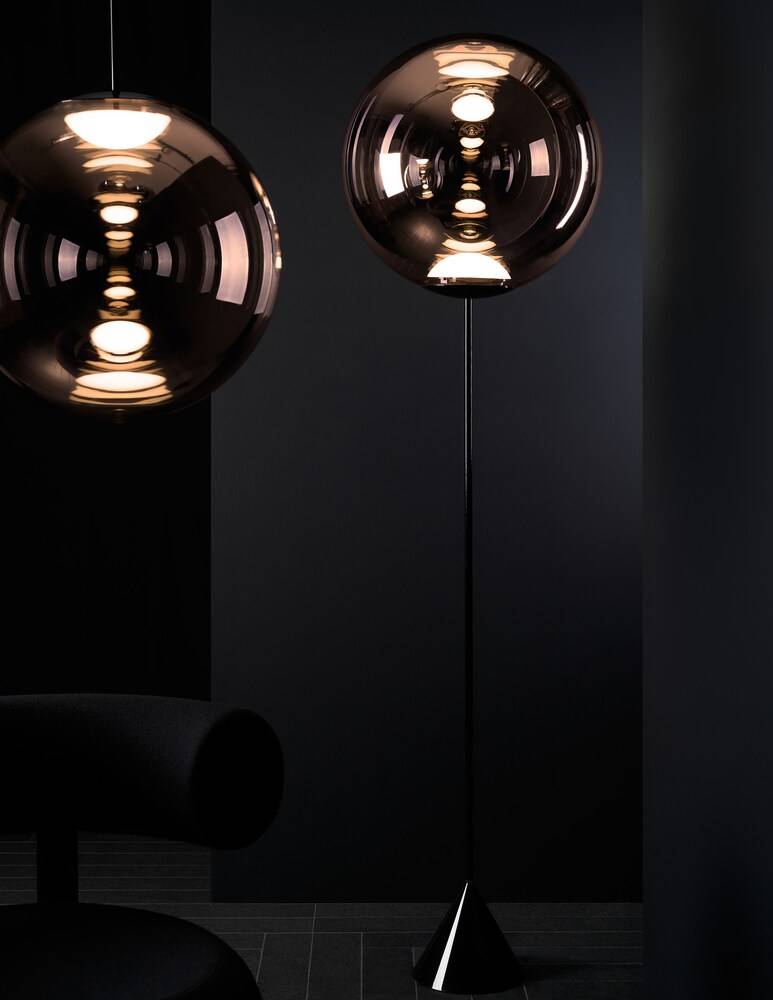Tom Dixon Globe Cone Slim Lampada Da Terra LED CB