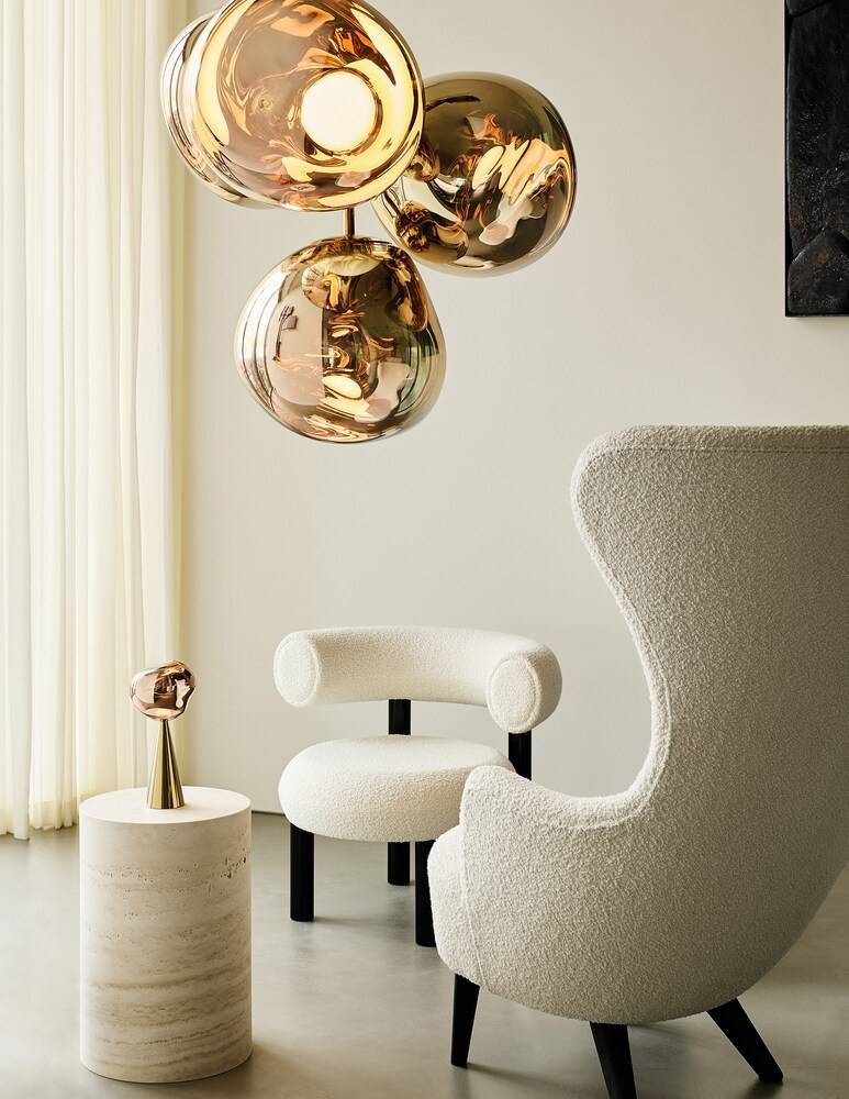 Tom Dixon Melt Chandelier Piccolo Oro LED CB