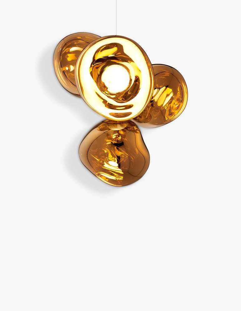 Tom Dixon Melt Chandelier Piccolo Oro LED CB