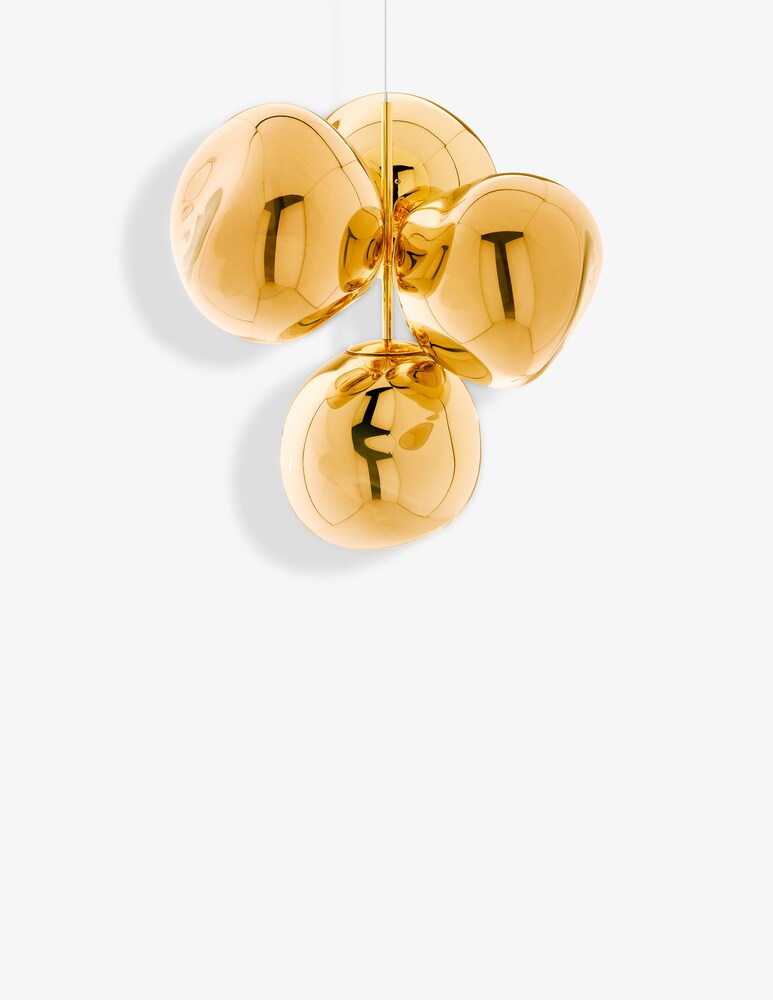 Tom Dixon Melt Chandelier Piccolo Oro LED CB