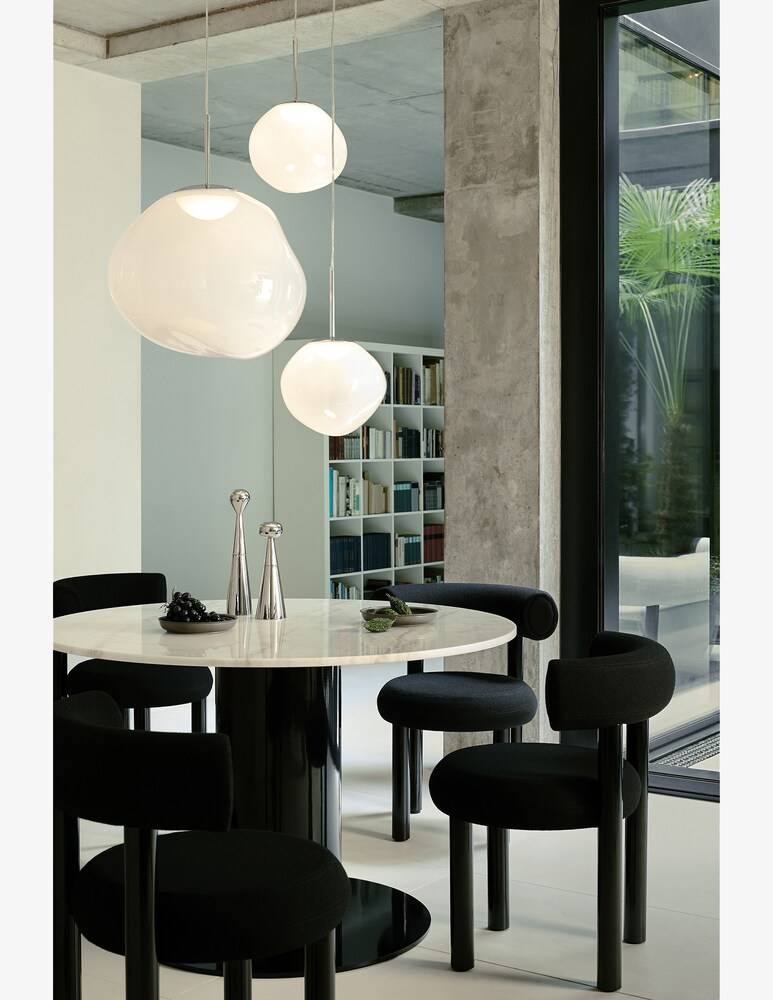 Tom Dixon Melt Mini Opal/Silver Led Cb-Ccc Lampada A Soffitto