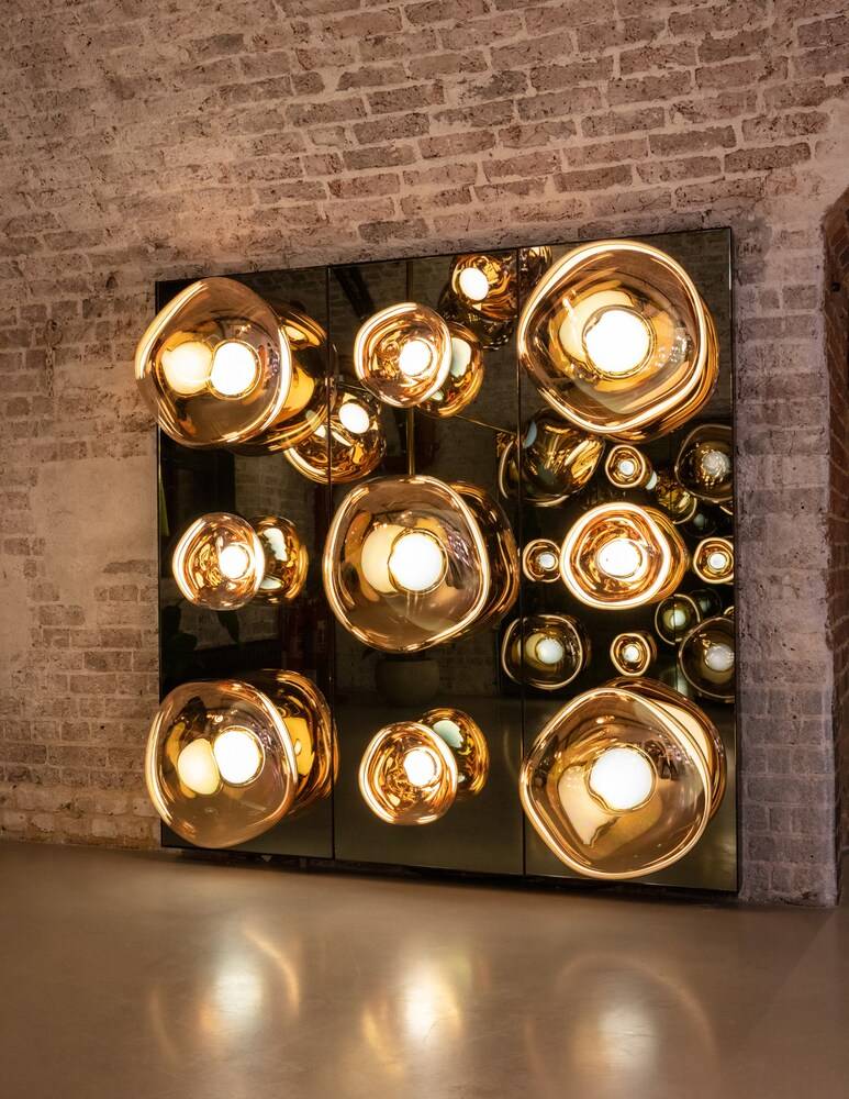Tom Dixon Melt Mini Surface Led Gold Lampada Da Parete Set 2 Pz - Oro