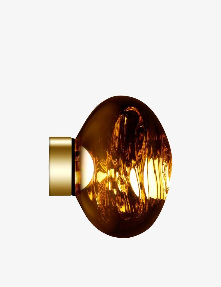 Tom Dixon Melt Mini Surface Led Gold Lampada Da Parete Set 2 Pz - Oro