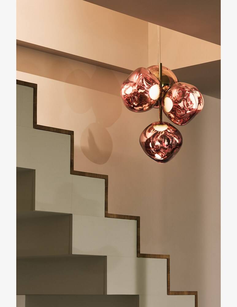 Tom Dixon Mini Melt Copper Led Cb Lampadario