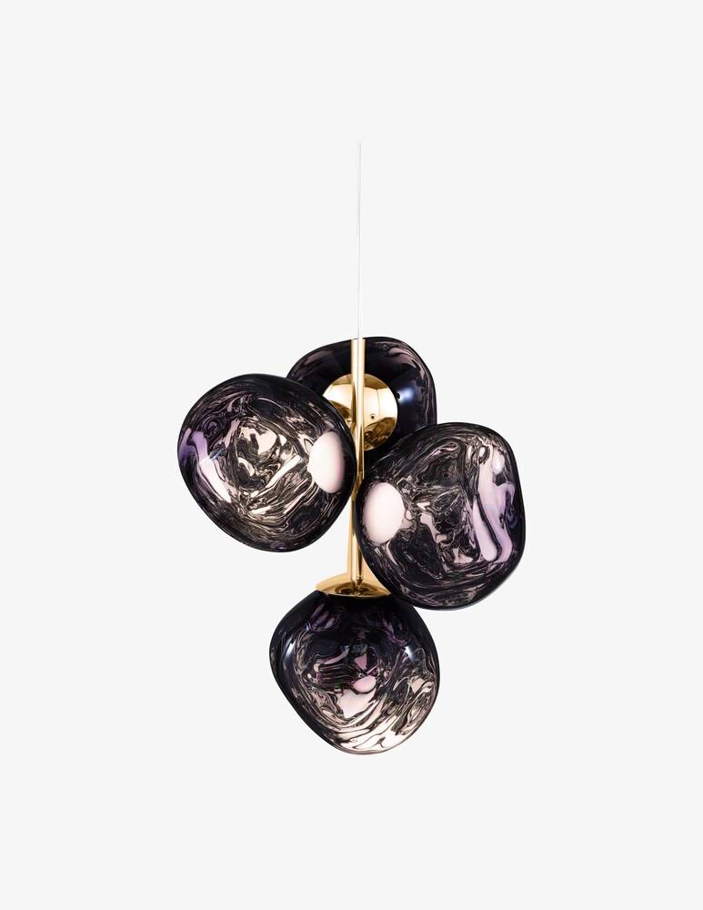 Tom Dixon Mini Melt Opal/Gold Led Cb Lampadario
