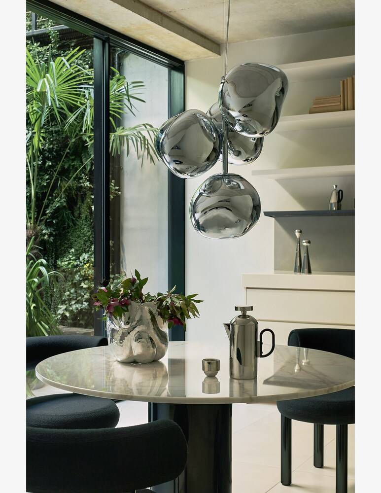 Tom Dixon Mini Melt Silver Led Cb Lampadario