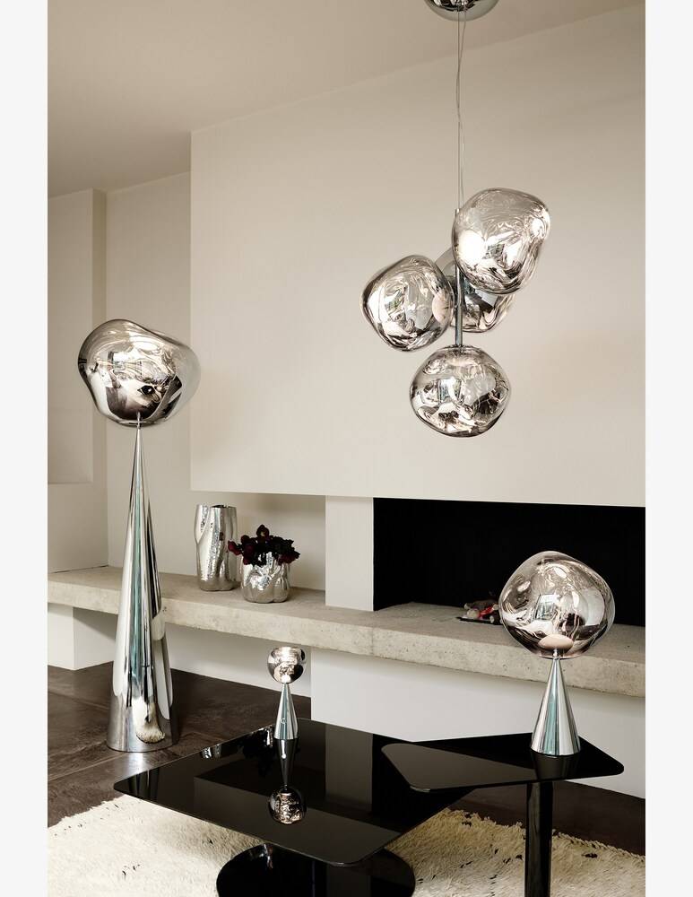 Tom Dixon Mini Melt Silver Led Cb Lampadario