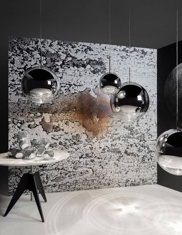 Tom Dixon Mirror Ball 25Cm Led Silver Lampada A Sospensione Set 2 Pz - Argento