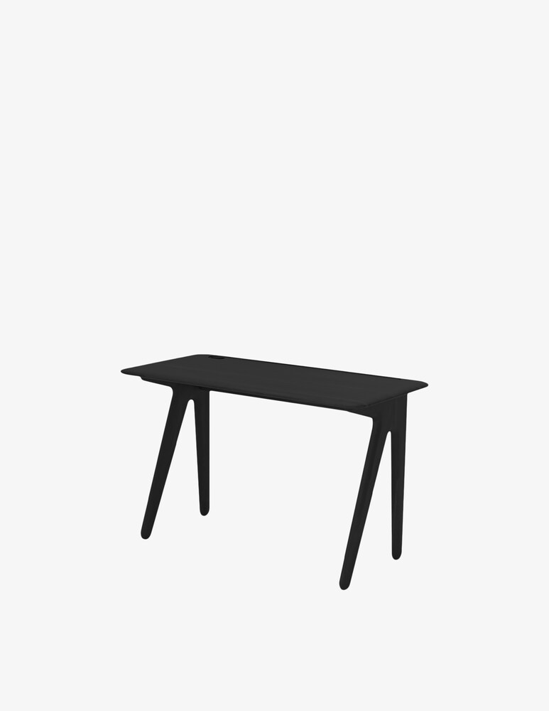 Tom Dixon Scrivania Individuale Slab In Quercia Nera - Nero