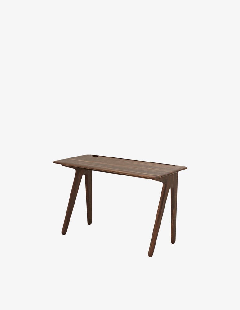 Tom Dixon Scrivania Singola Slab Piccola Rovere Fumigato - Marrone