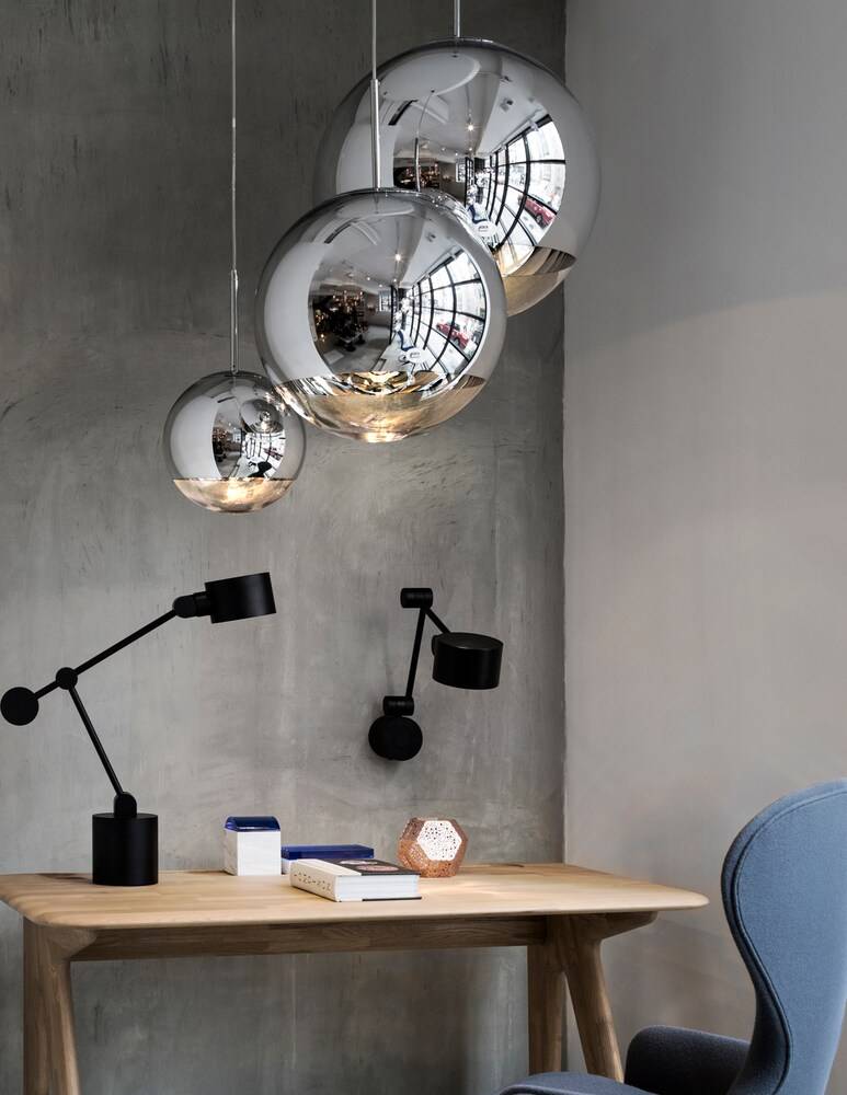 Tom Dixon Scrivania Singola Slab Piccola Rovere Naturale - Marrone