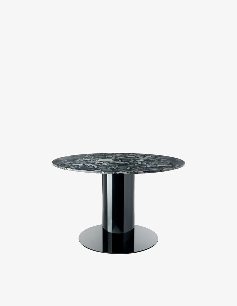 Tom Dixon Tavolo Da Pranzo Tube Wide Con Piano In Marmo Pebble - Multicolor