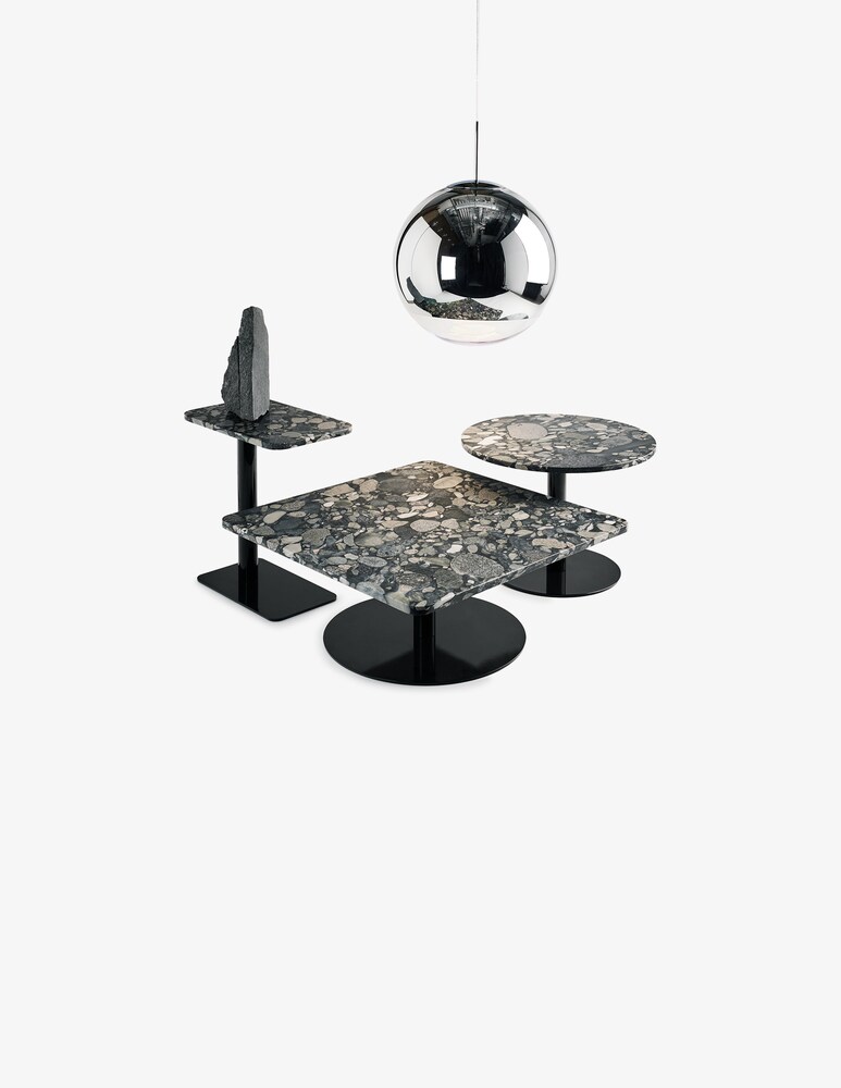 Tom Dixon Tavolo Stone Quadrato - Multicolor