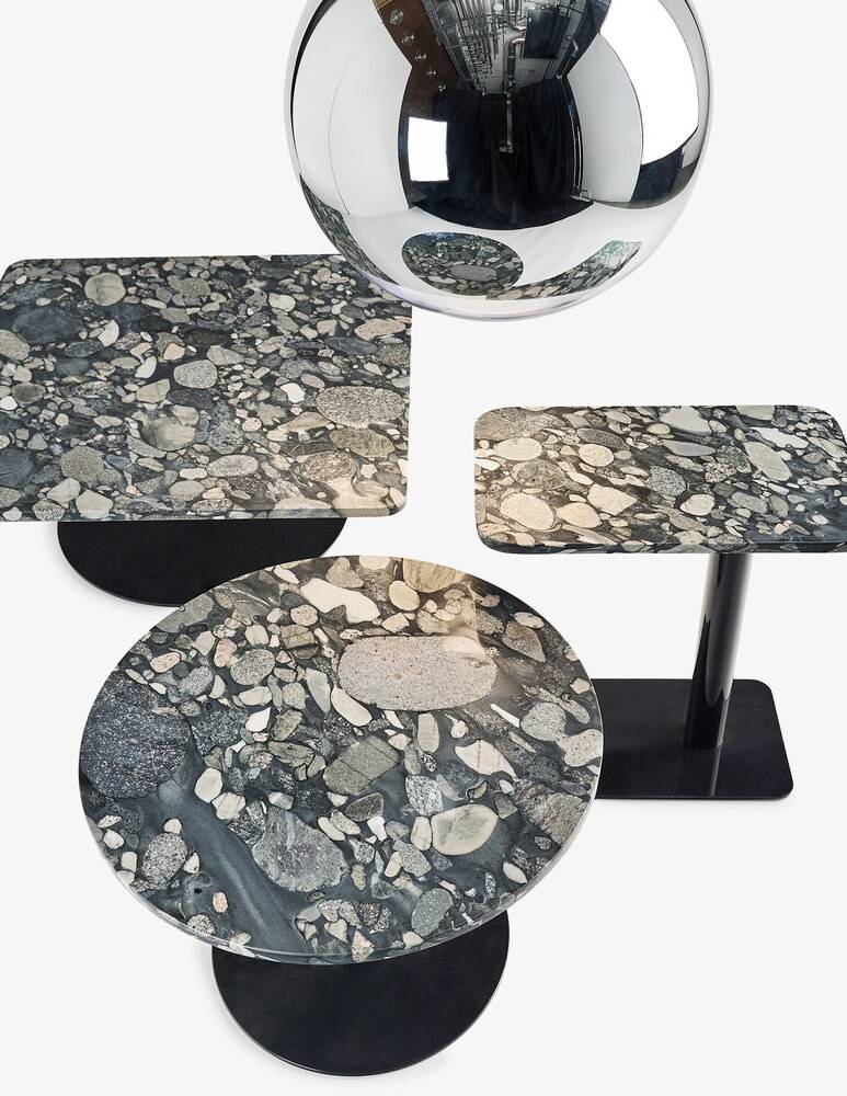 Tom Dixon Tavolo Stone Rettangolare - Multicolor