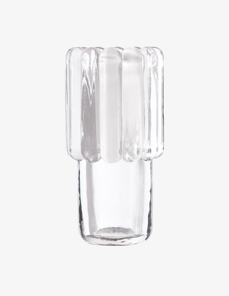 Tom Dixon Vaso Press Medio - Trasparente