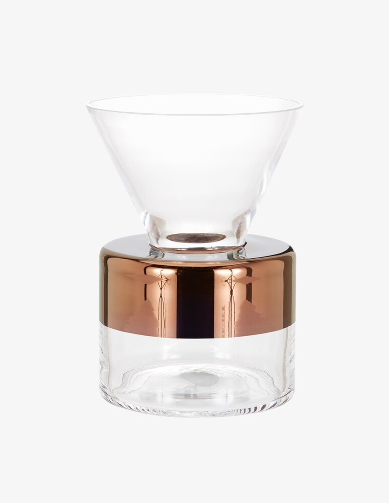 Tom Dixon Vaso Tank Medio - Trasparente