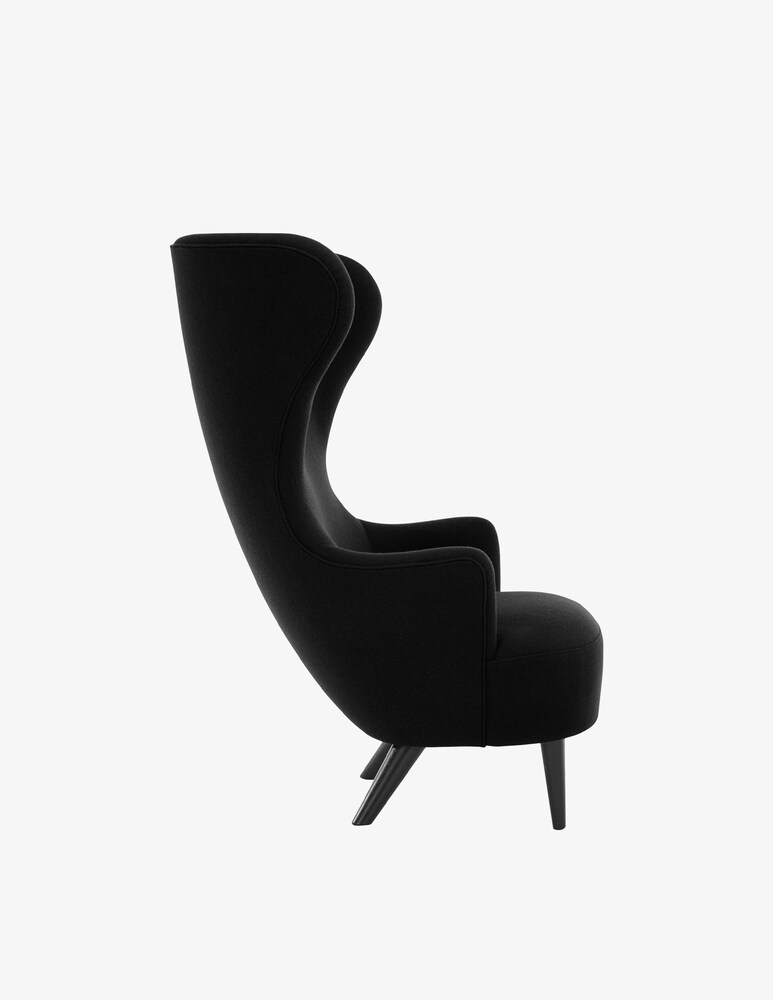 Tom Dixon Wingback Poltrona Nera - Nero