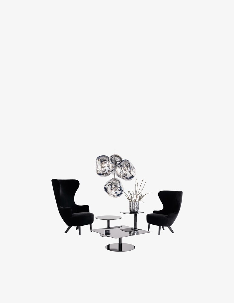 Tom Dixon Wingback Poltrona Nera - Nero