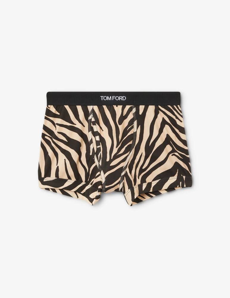 Tom Ford Boxer con stampa zebrata