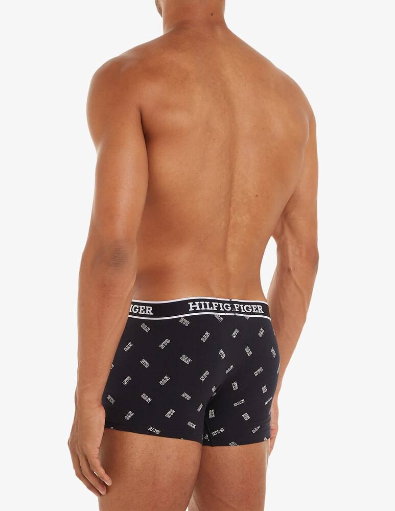 Tommy Hilfiger 3p Boxer Con Stampa Monotype