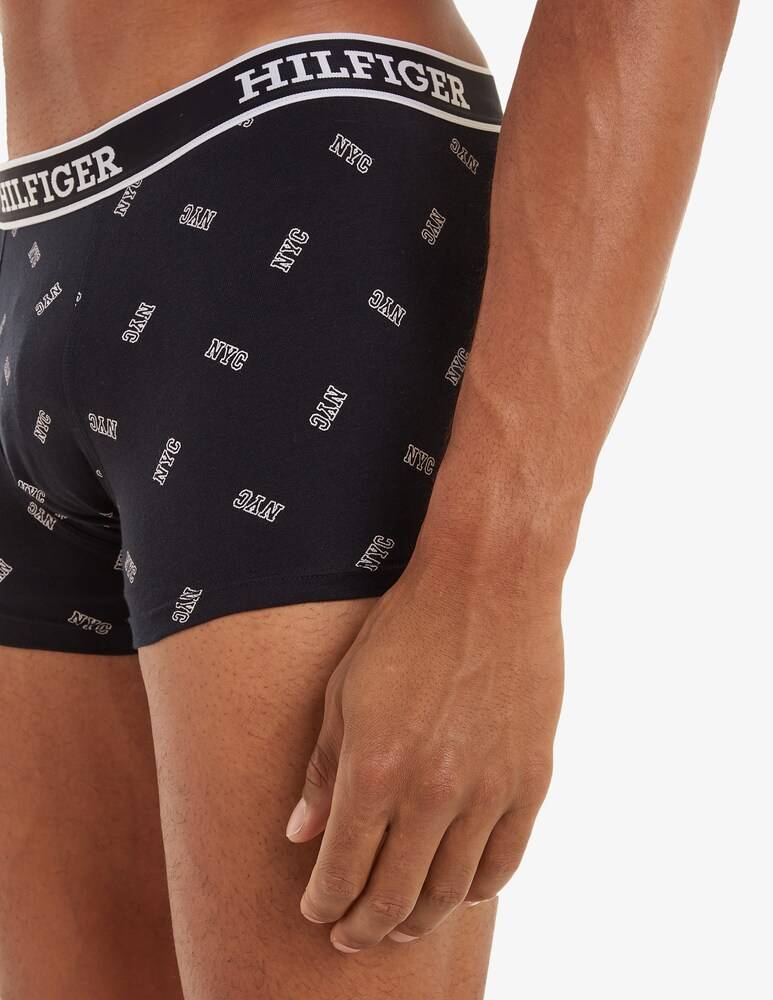 Tommy Hilfiger 3p Boxer Con Stampa Monotype
