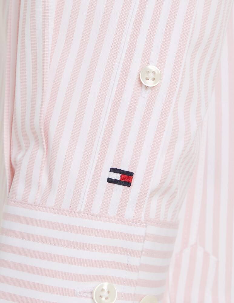 Tommy Hilfiger Camicia Flex Collar A Righe