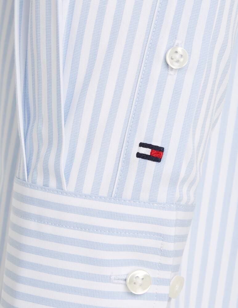 Tommy Hilfiger Camicia Flex Collar A Righe