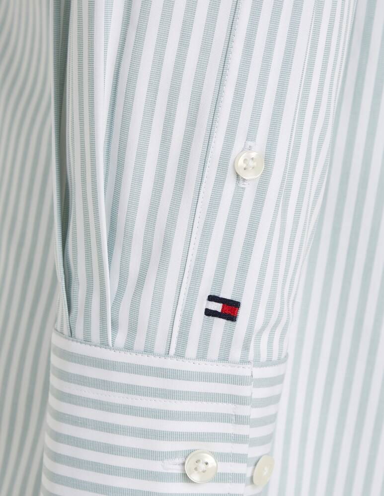 Tommy Hilfiger Camicia Flex Collar A Righe