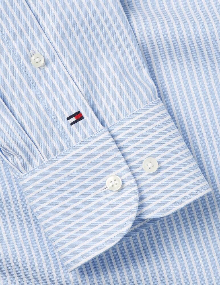 Tommy Hilfiger Camicia Flex Collar Oxford A Righe Regular Fit