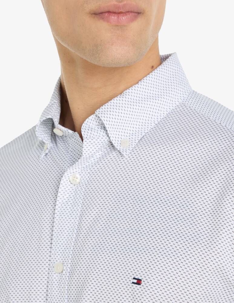Tommy Hilfiger Camicia Flex Mini Print
