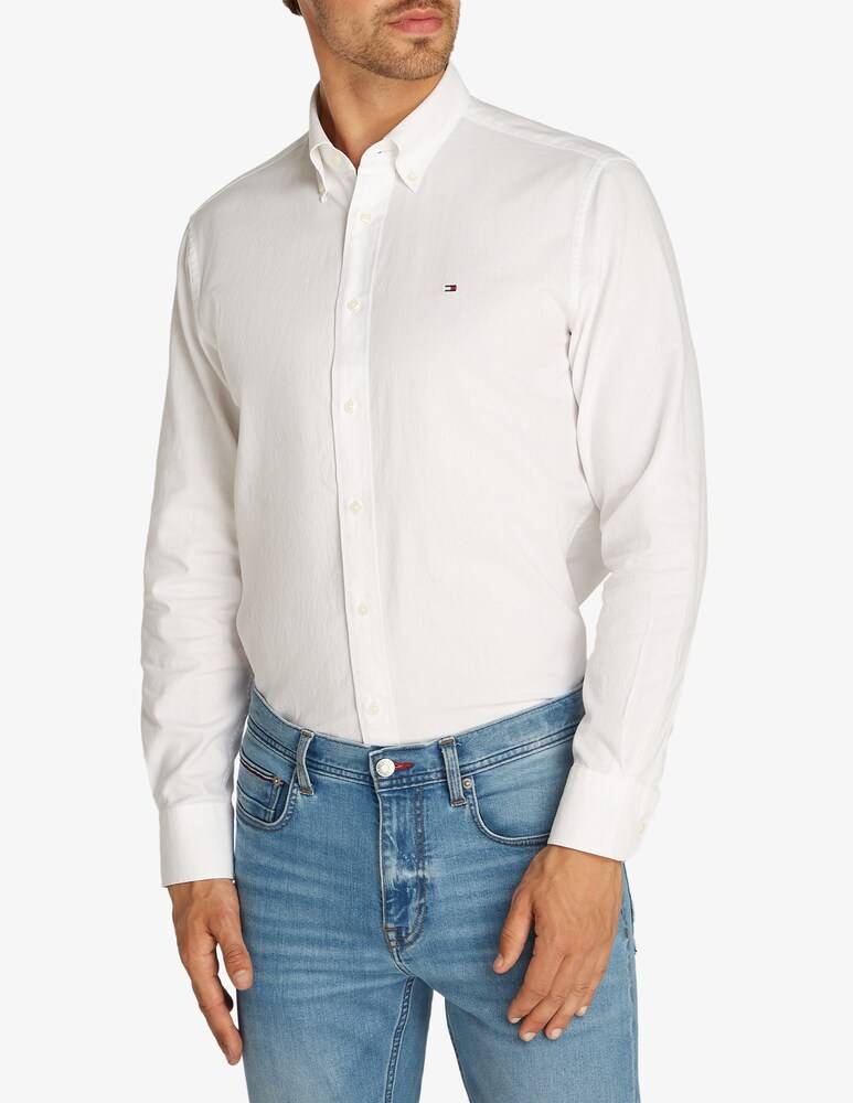 Tommy Hilfiger Camicia solid oxford regular fit