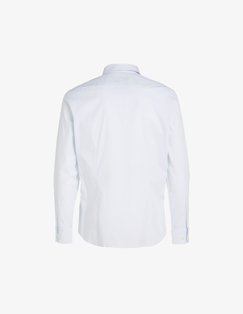 Tommy Hilfiger Camicia Stretch Micro Print