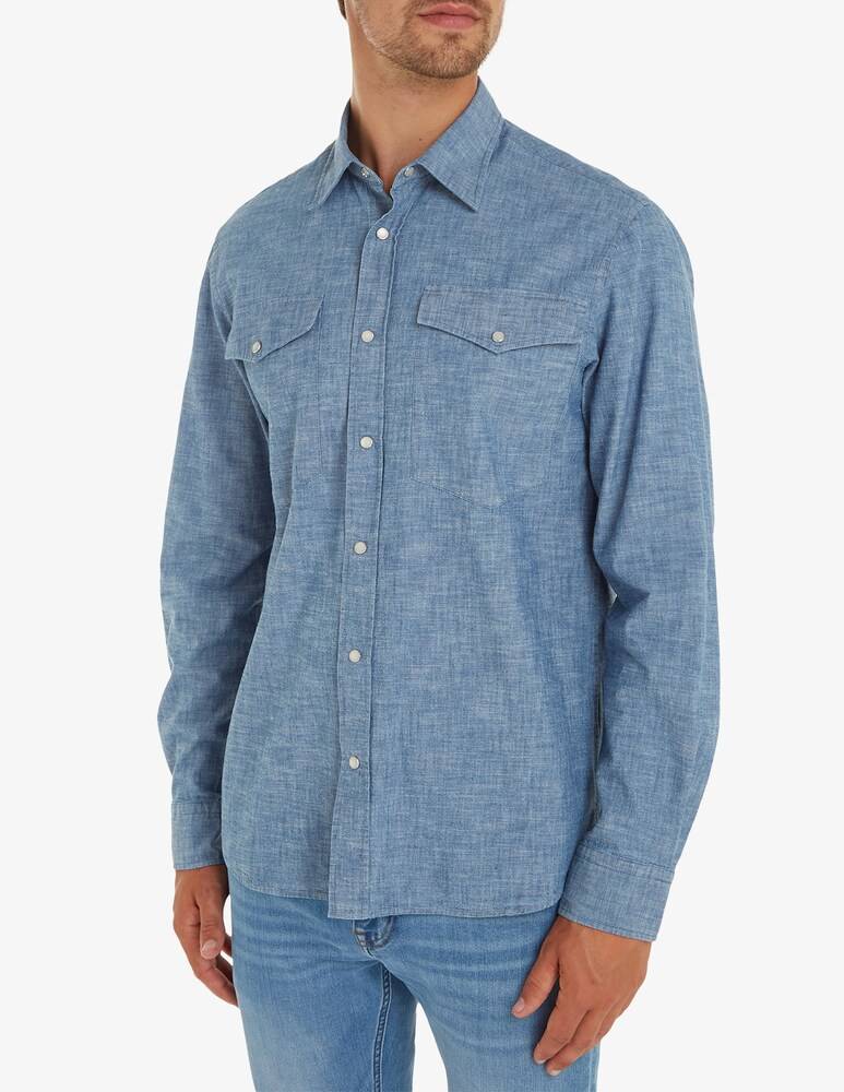 Tommy Hilfiger Camicia western chambray